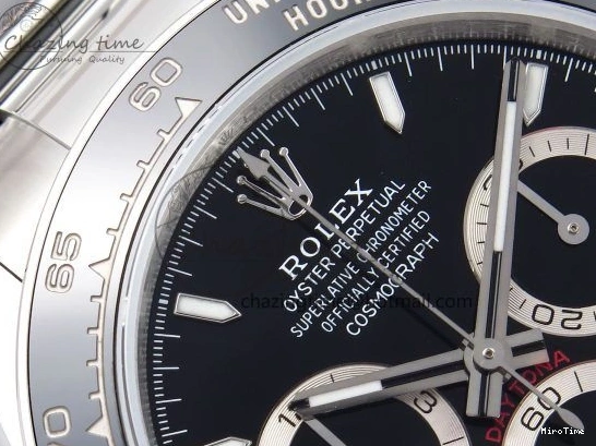 MiroTime 0422 Daytona 126500 QF 1:1 Best Edition 904L Steel Black Dial on SS Braclet SH4131 V ZeroBulk 1296